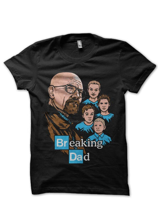 Breaking Dad Black Tee
