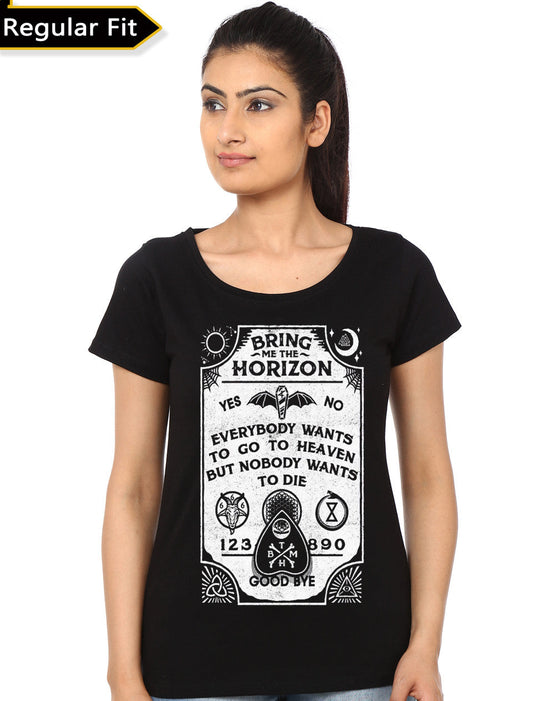 Bring Me The Horizon Girlâ€™s Black T-Shirt
