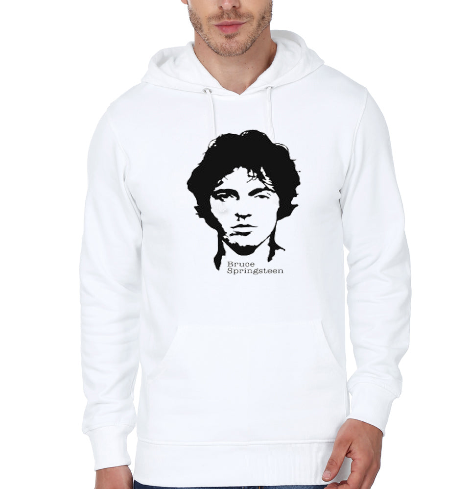 Bruce Springsteen White Hoodie Style001