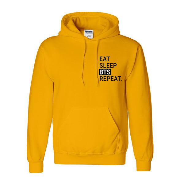 BTS (K-POP) â€“ EAT SLEEP BTS REPEAT Hoodie