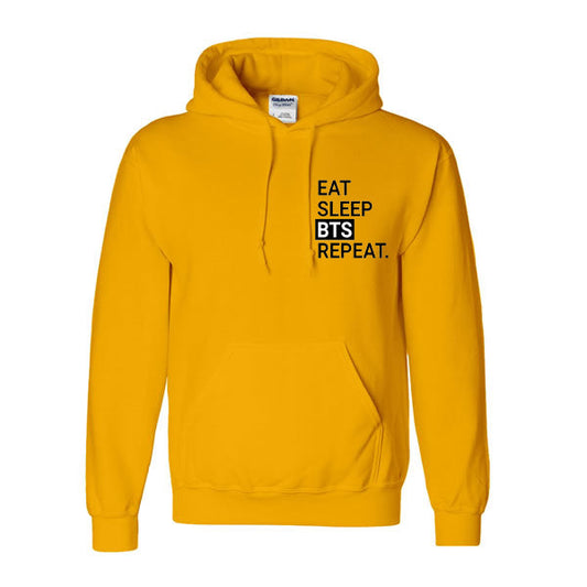 BTS (K-POP) â€“ EAT SLEEP BTS REPEAT Hoodie