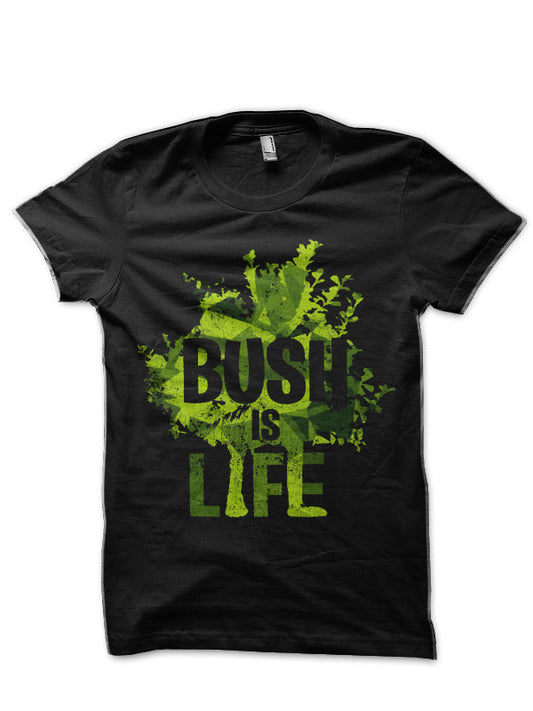 Fortnite Bush Is Life Black T-Shirt