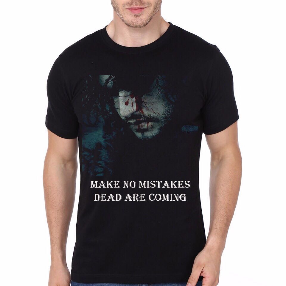 Jon Snow Black T-Shirt Style002