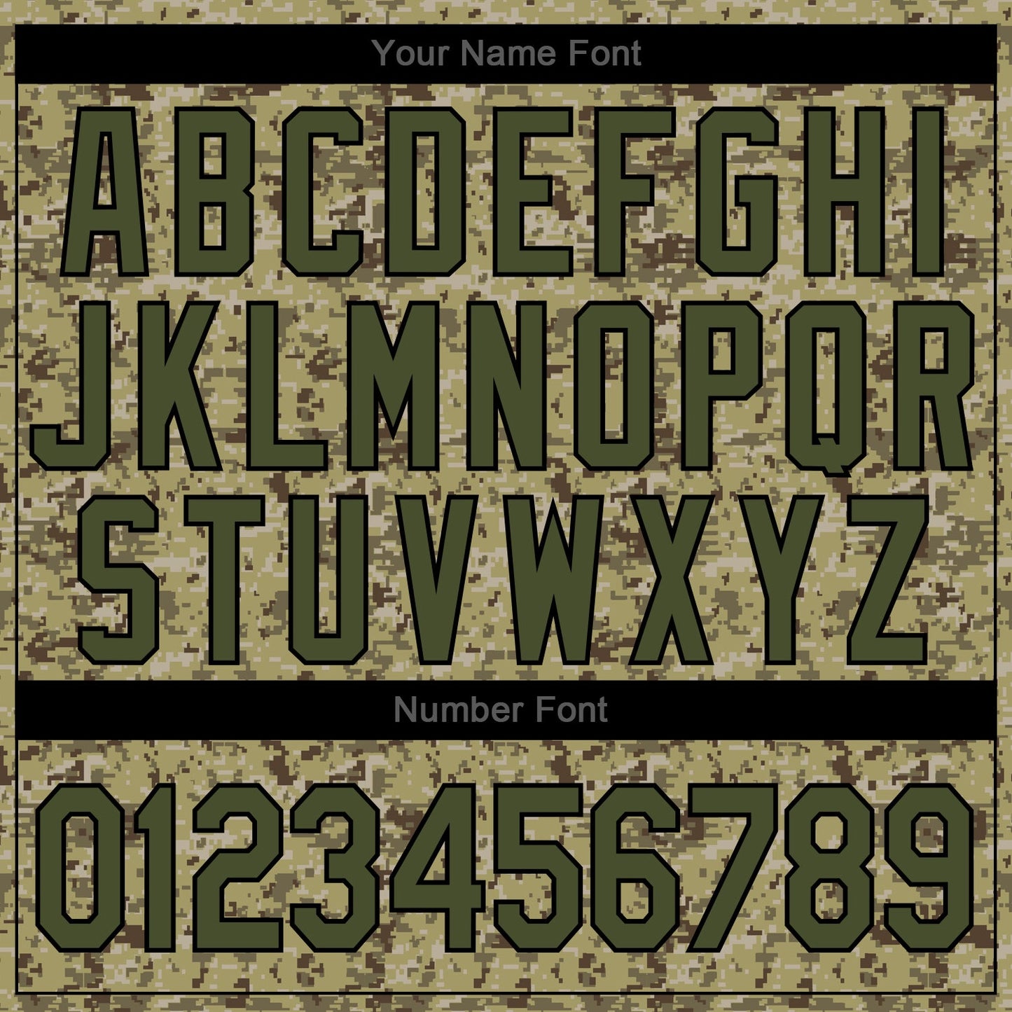 Custom Camo Olive-Black Authentic Salute To Service Baseball Jersey