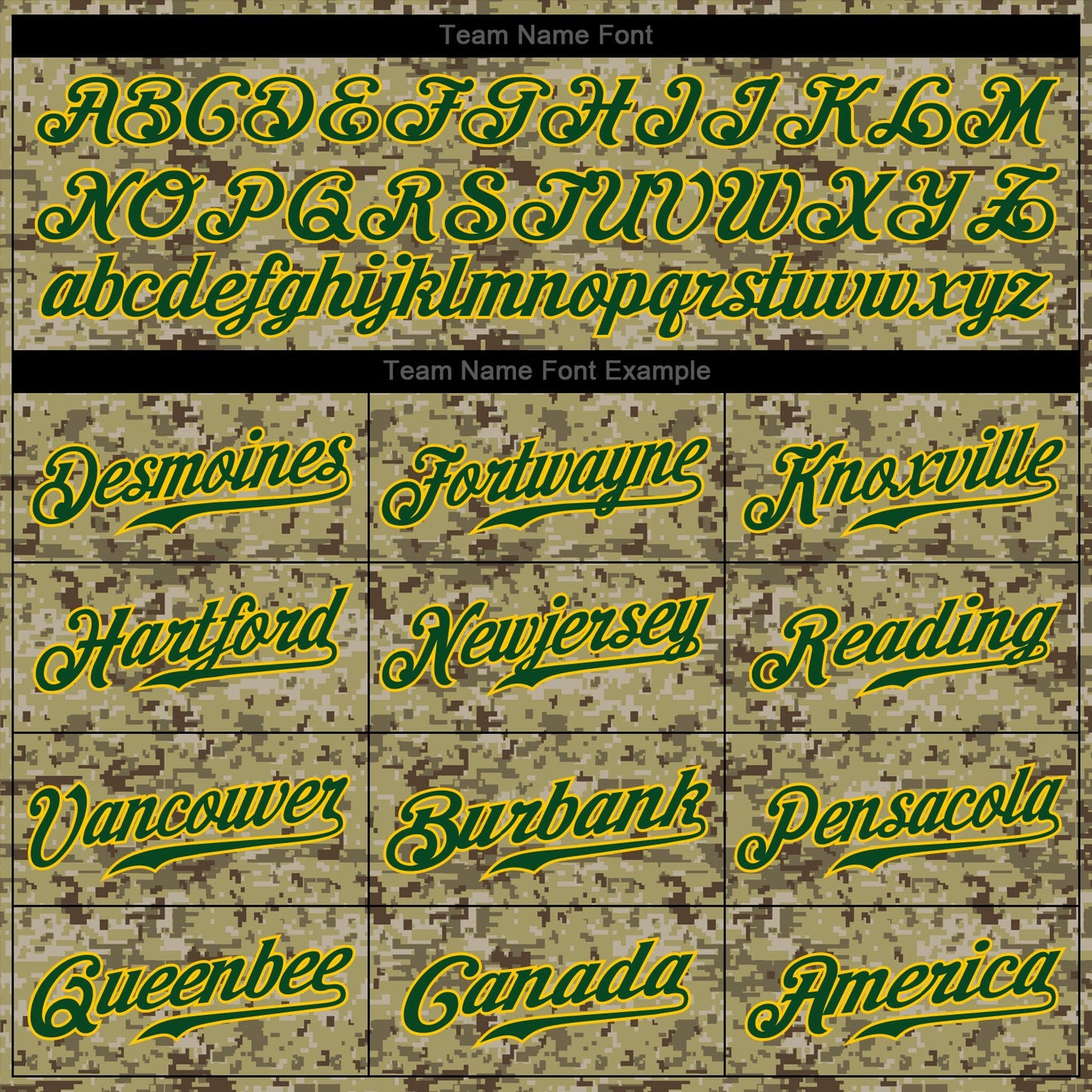 Custom Camo Green-Gold Authentic Salute To Service Baseball Jersey