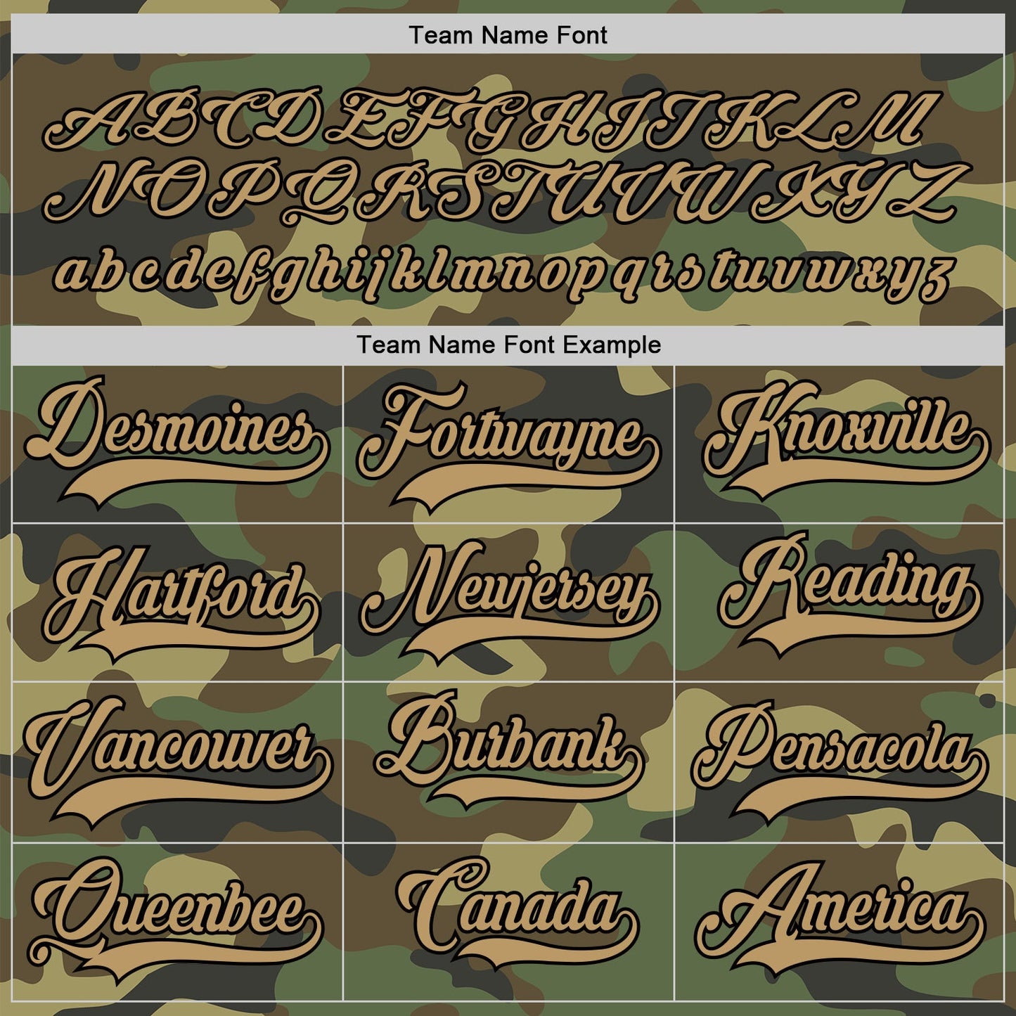 Custom Camo Old Gold-Black Salute To Service Hockey Jersey