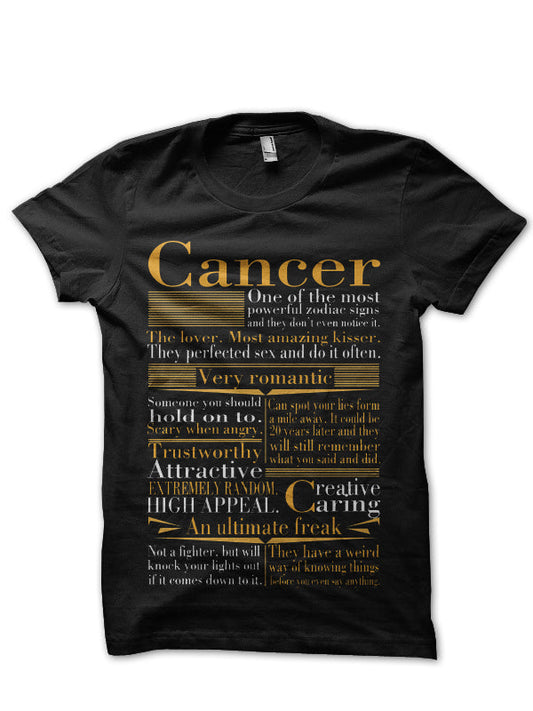 Cancer Black T-Shirt