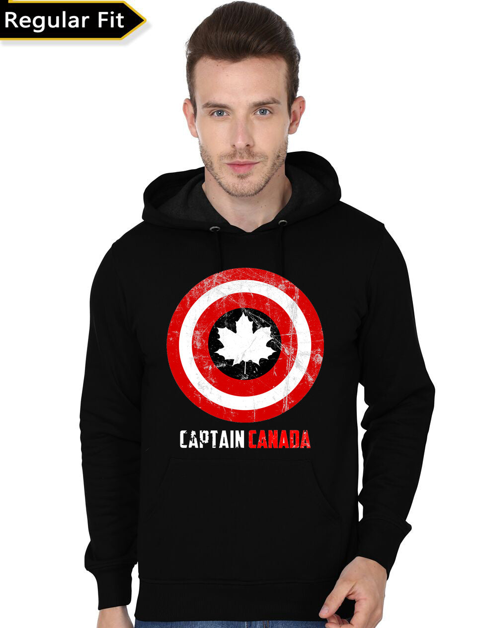 Captain Canada Black Hoodie