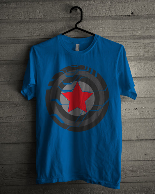 Captain America Blue Tee Style002