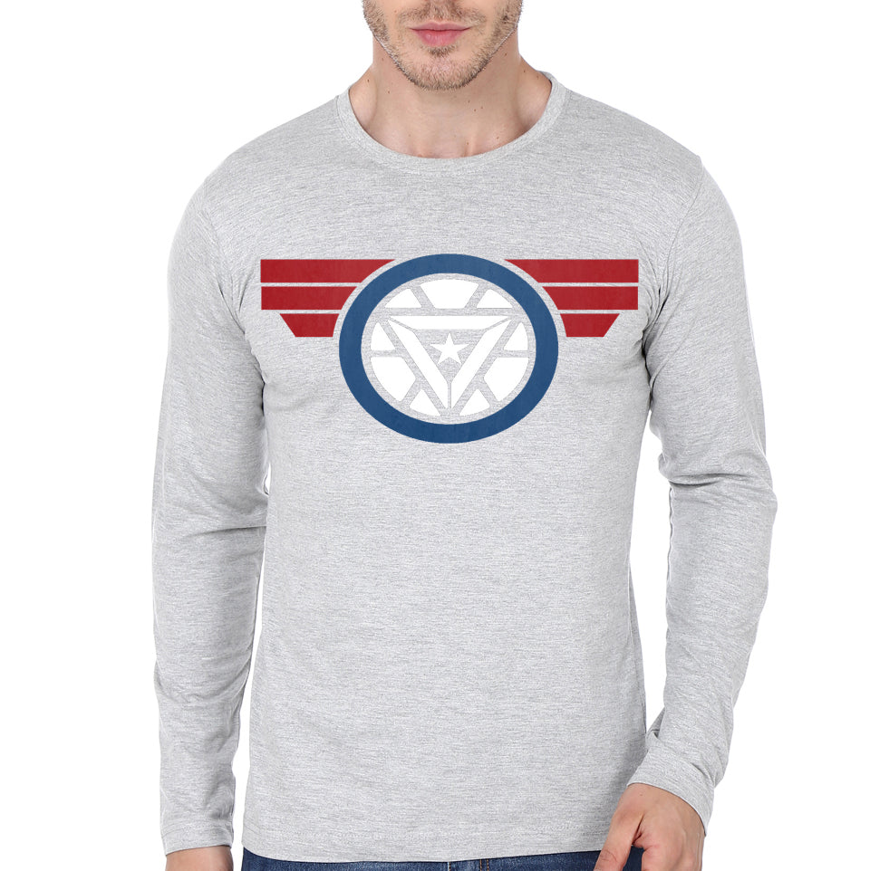 Civil War Grey Full Sleeve Tee