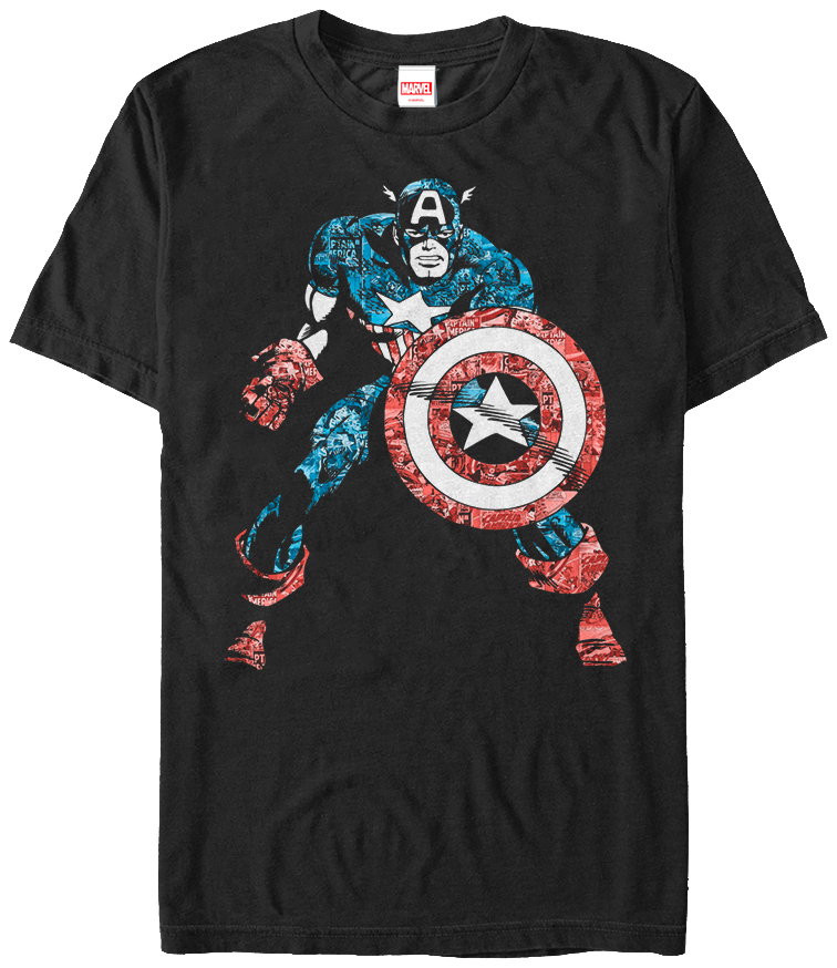 Captain America Comic Shirt