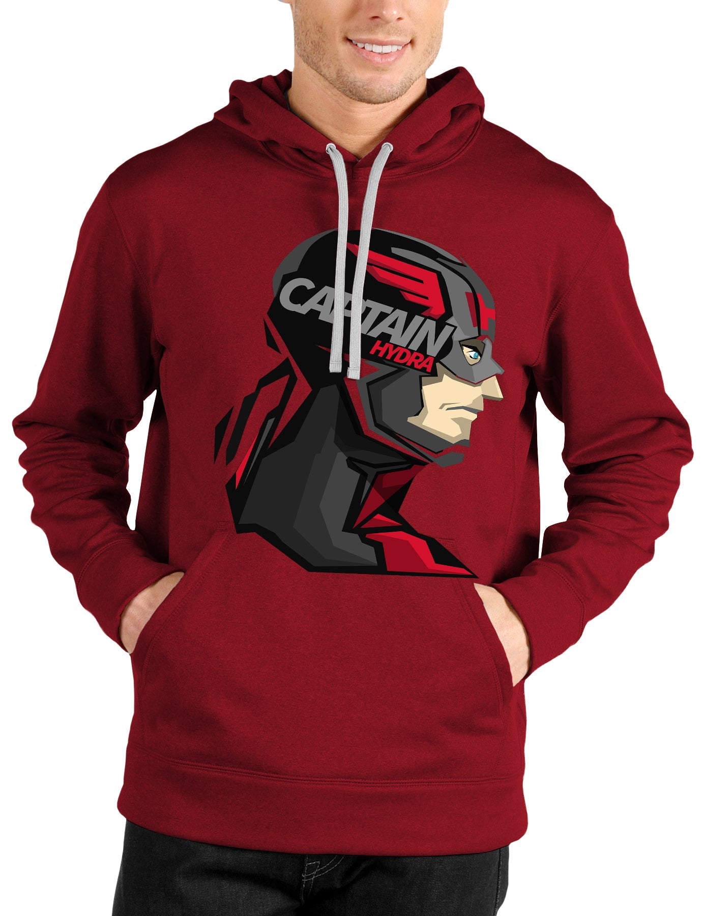 Captain Hydra Red Hoodie