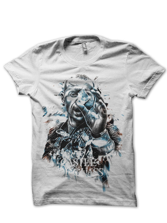 Chester Bennington Castle Of Glass White T-Shirt