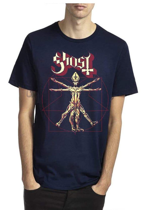 Ghost BC Band Navy Blue T-Shirt