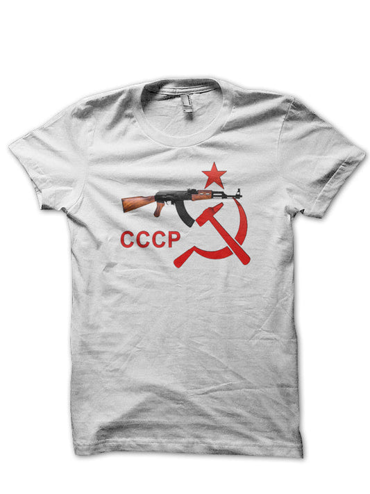 Cccp Star â€“ ak47 Half Sleeve T-Shirt