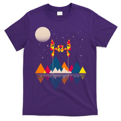Cool Geometric SciFi Wilderness T-Shirt