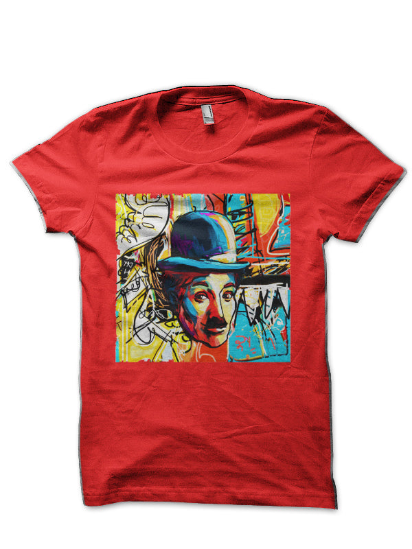 Charlie Chaplin Red T-Shirt