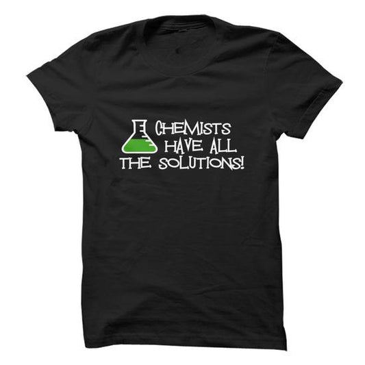 Chemist Can Solve Black T-Shirt