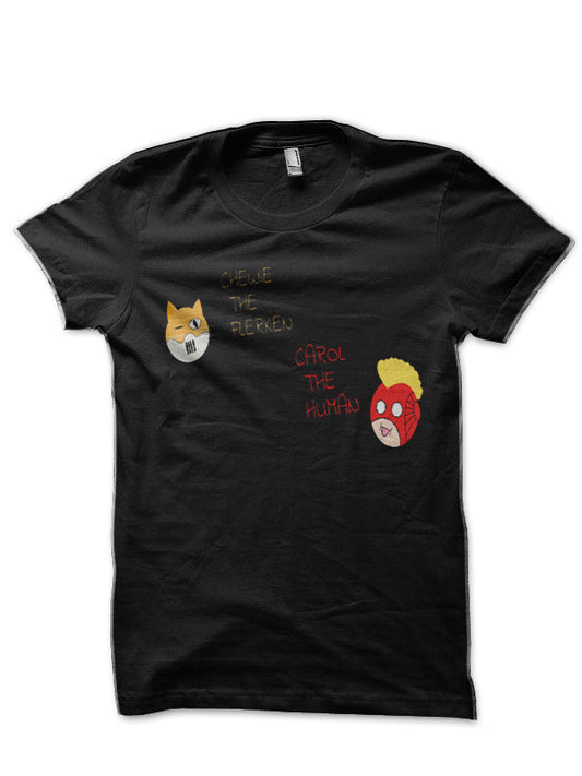 Carol And Chewie Black T-Shirt