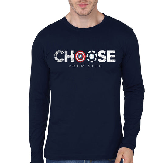 Choose Navy Blue Full Sleeve Tee