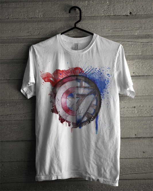 Civil War White Tee Style003