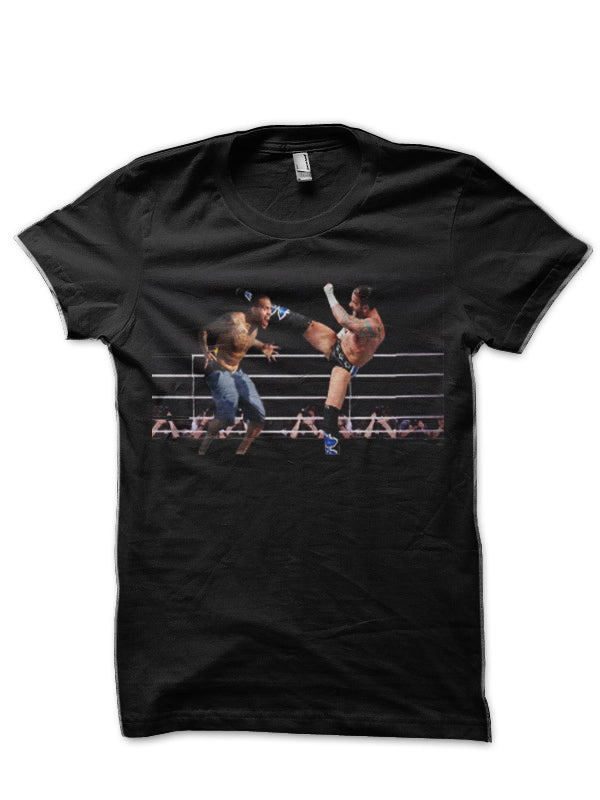 CM Punk vs Chris Brown T-Shirt