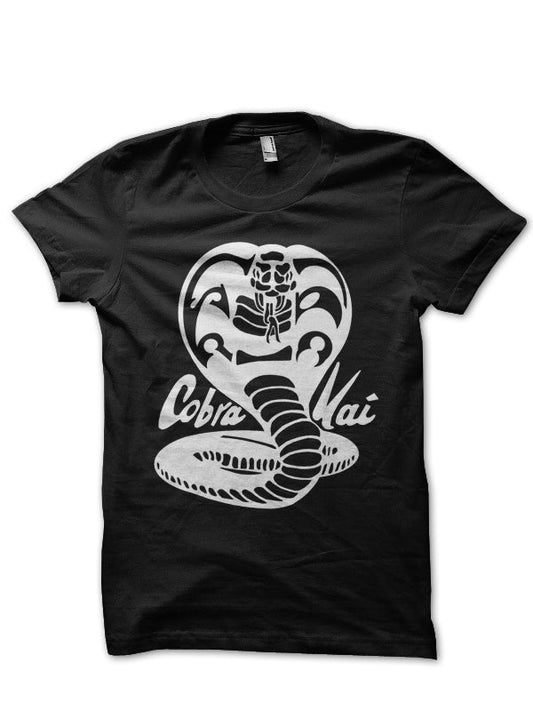 Cobra Kai Black Half Sleeve T-Shirt Style001