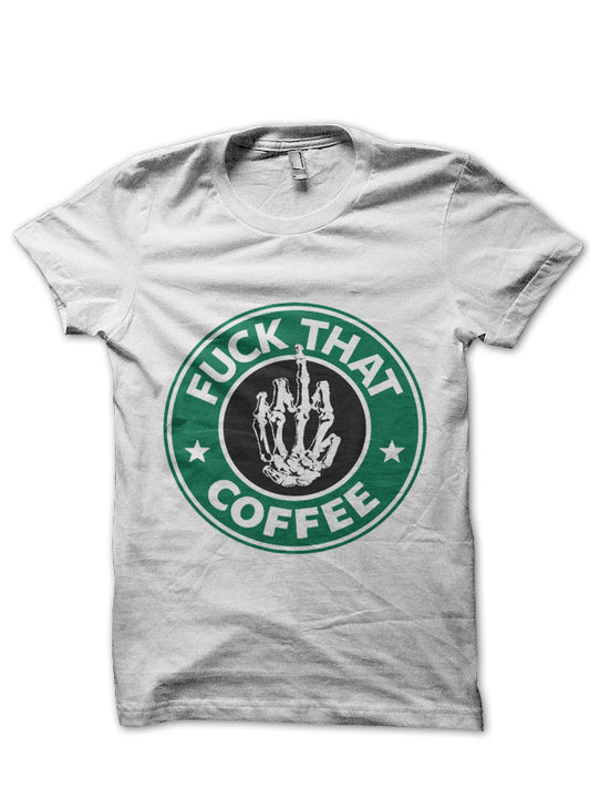 Coffee White Tee