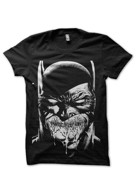 Crazy Batman Black Tee