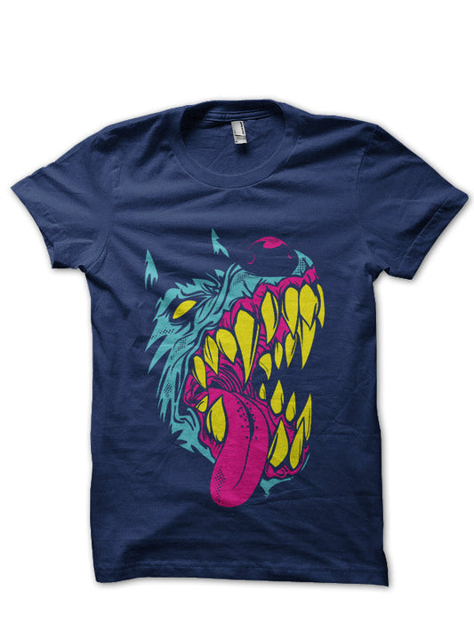 Crazy Dog Navy Blue Tee
