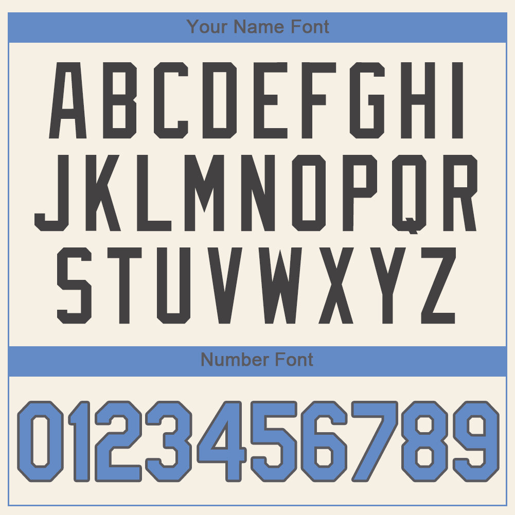 Custom Cream Light Blue-Steel Gray Authentic Father's Day Baseball Jersey