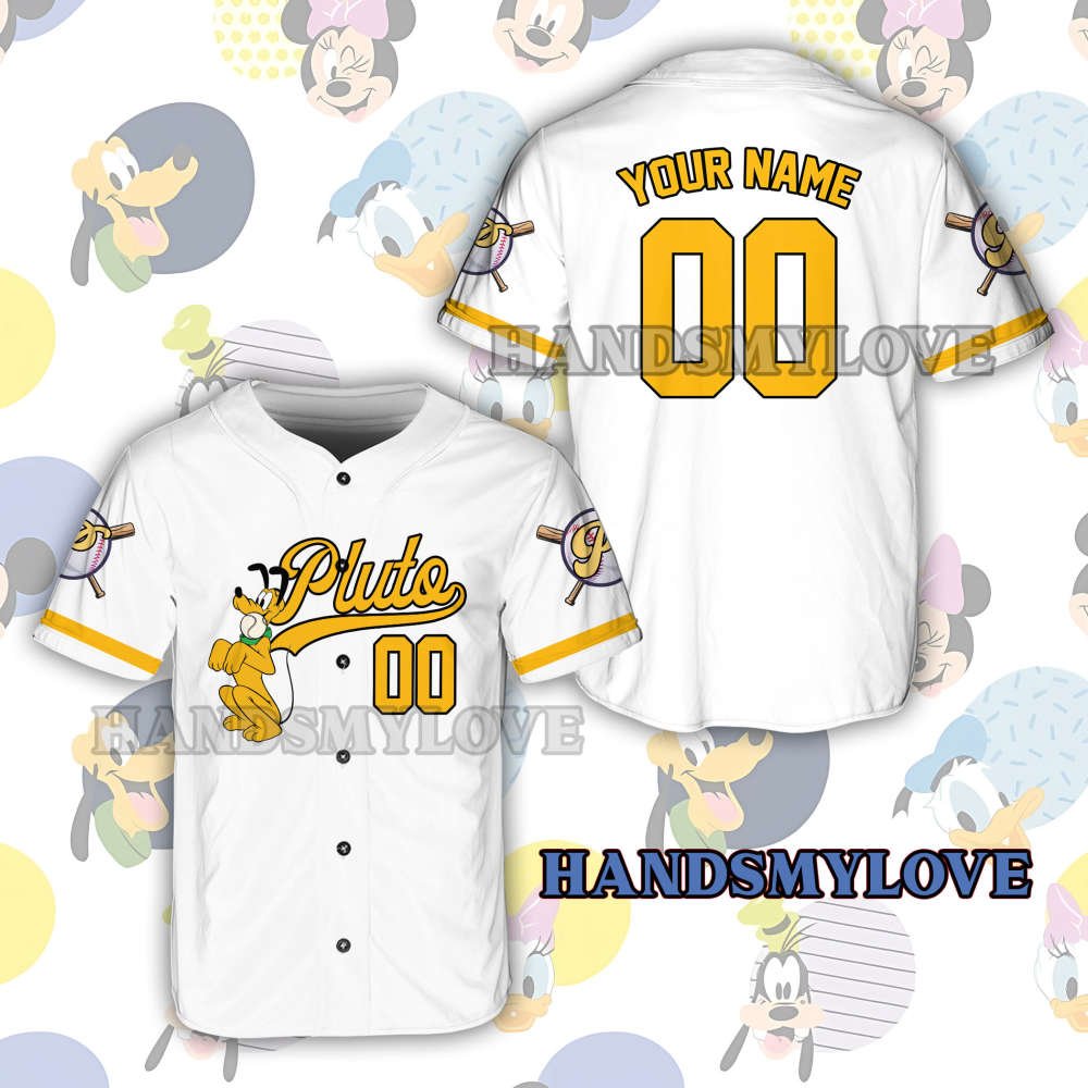 Custom Disney Mickey Game Day Baseball Jersey - Perfect Outfit for Baseball Fans & Lovers - Bafud
