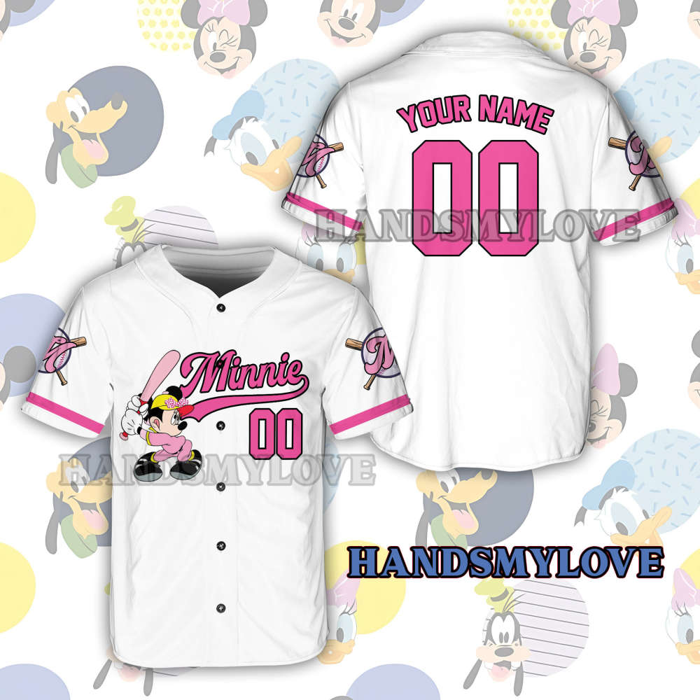 Custom Disney Mickey Game Day Baseball Jersey - Perfect Outfit for Baseball Fans & Lovers - Bafud