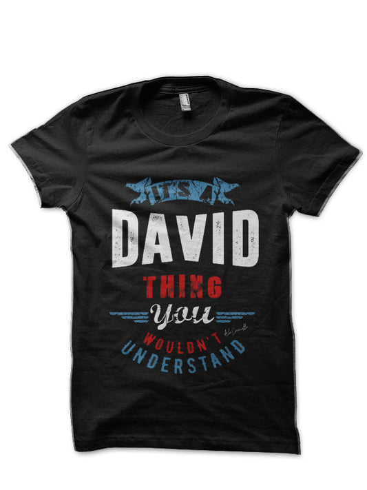 Is Your Name, David Lynch? This shirt is for you! Black T-Shirt
