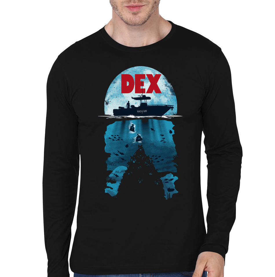 Dexter Black Full Sleeve Tee