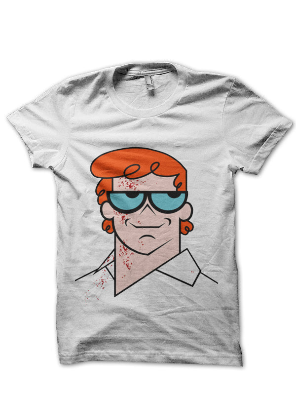 Dexter White Tee Style001