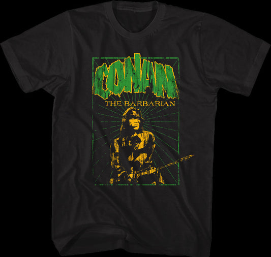 Distressed Poster Conan The Barbarian T-Shirt
