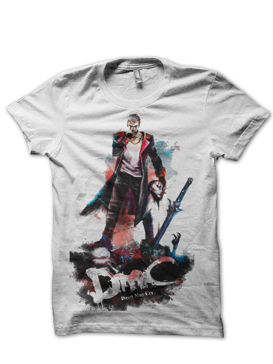 Devil May Cry White Tee Style001