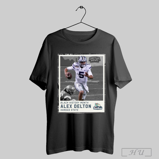 Trendy Poster Alex Delton Kansas State Wildcats Black History Month Rate Bowl Mvp Performance In 2017 T Shirt