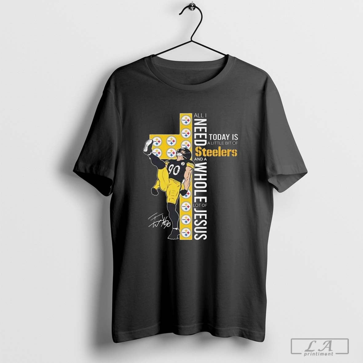Today Is A Little Bit Of Pittsburgh Steelers T. J. Watt Signatures T-Shirt