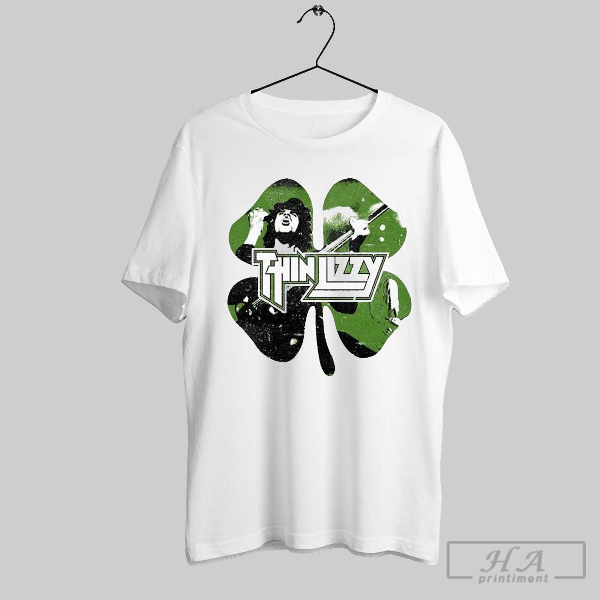 Thin Lizzy Shamrock Infil T Shirts