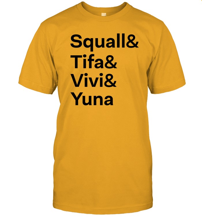 Ben Starr Wearing Squall& Tifa& Vivi& Yuna