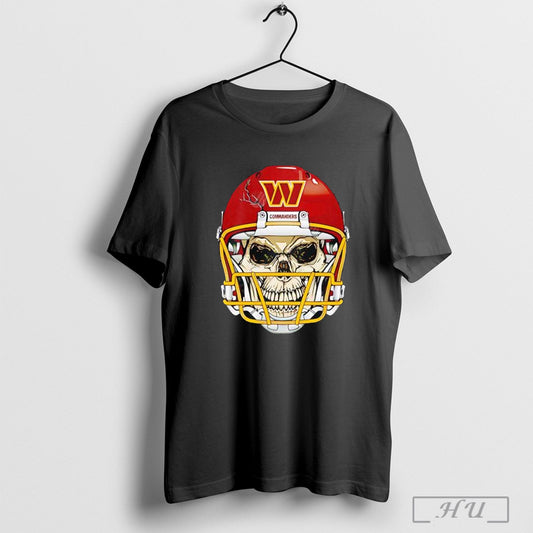 Washington Commanders Skull Helmet Shirt