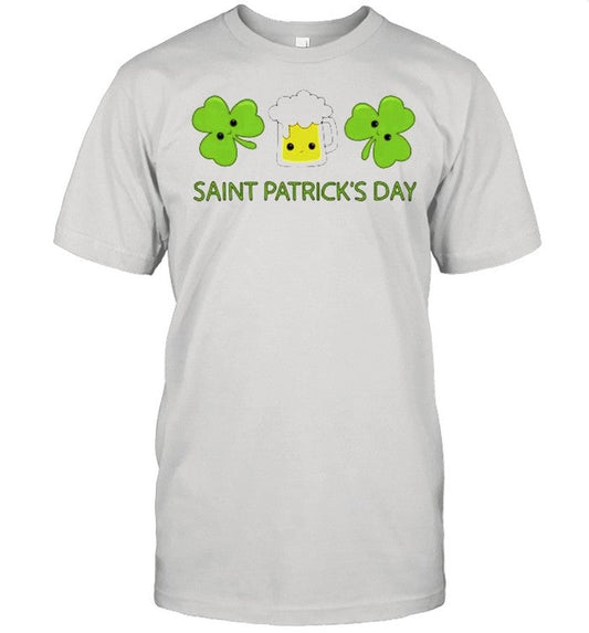 Beer Clover Saint Patricks Day shirt