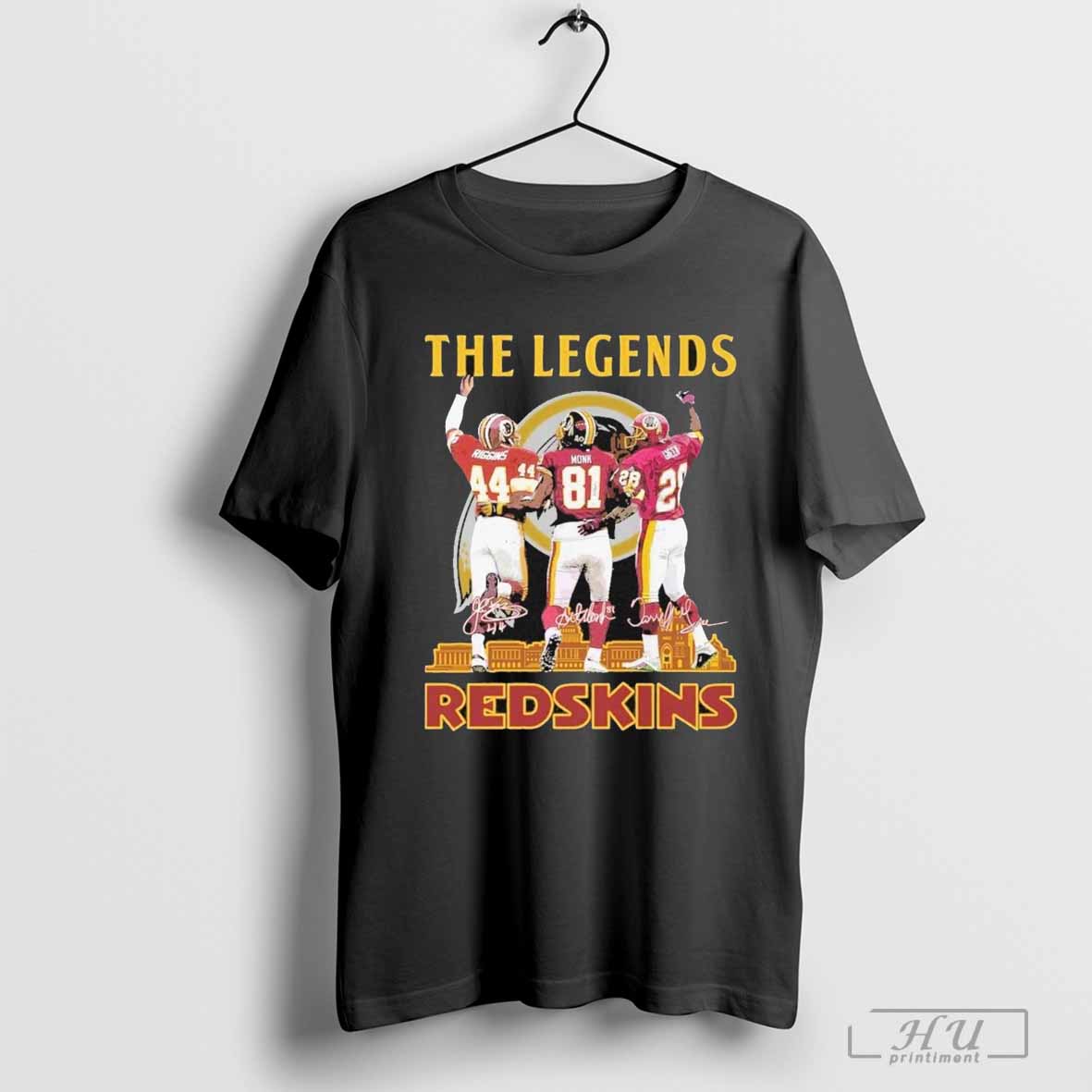 Washington Redskins Football The Legends Of Team History T-Shirt