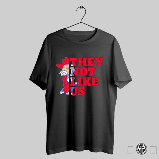 They Not Like Us Ole Miss Rebels Football Mascot Shirt Trendy Sweatshirt