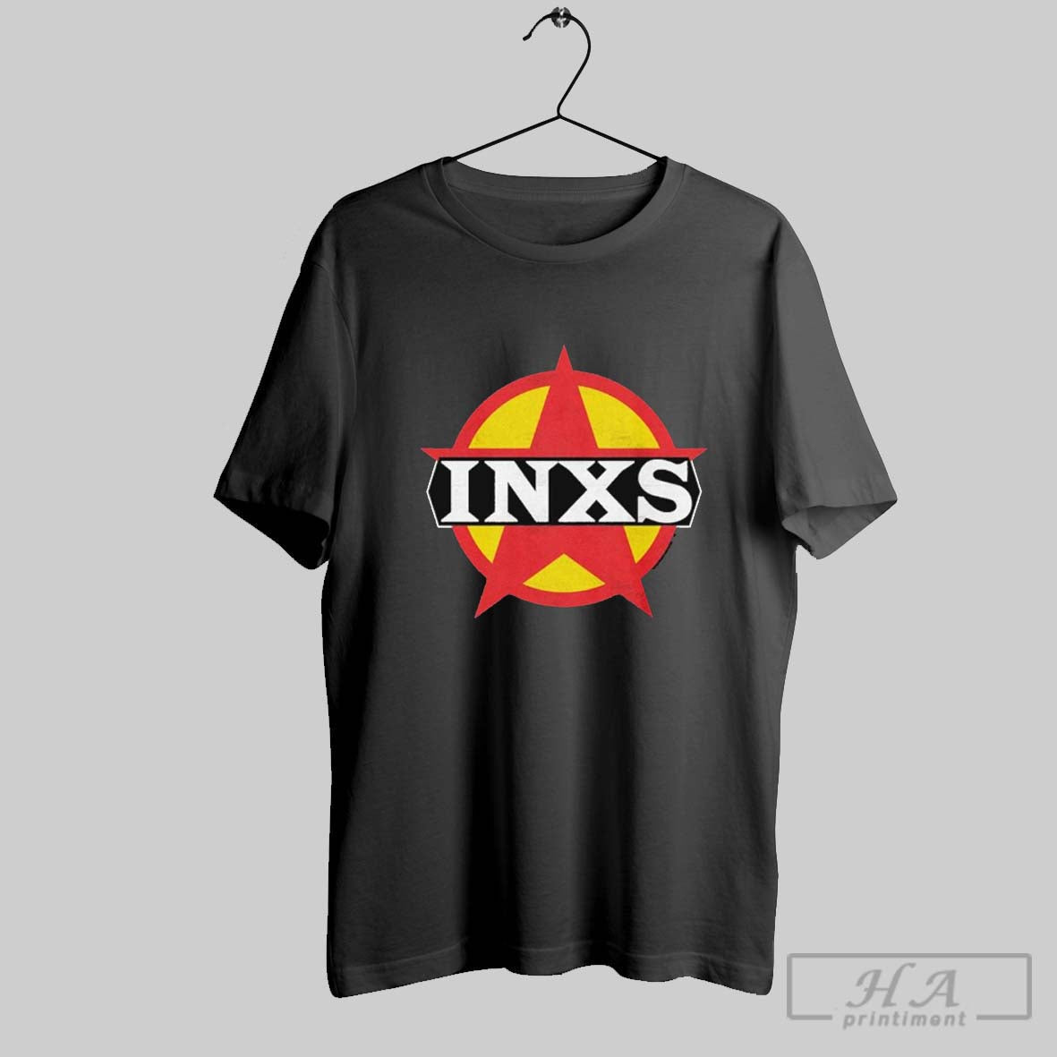 Top Inxs Circle Logo T Shirt