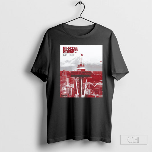 Washington State Cougars Football Seattle Glazier Clinic Feb 21 22 2025 T Shirt