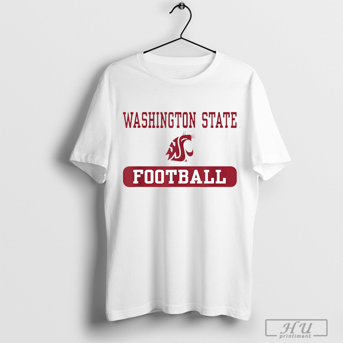 Washington State Cougars Football Logo T Shirt