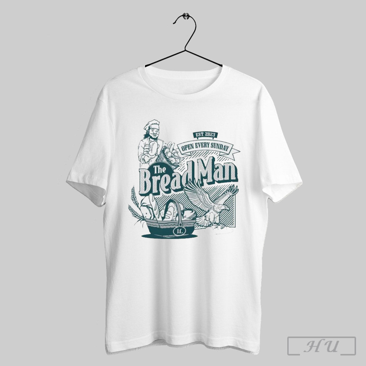 The Bread Man Philadelphia Eagles Est 2023 Open Every Sunday T Shirt Sweatshirt